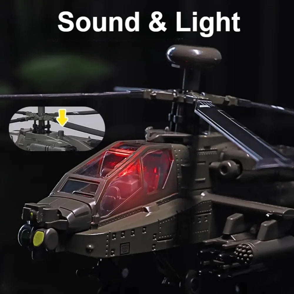 1:32 AH-64 Apache Helicopter Diecast Model Toy