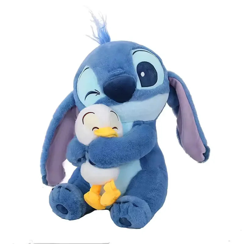 Disney 20cm Plush Doll Stitch Lilo Doll Cute Duck Stitch Plush Stuffed Toy Christmas 's Birthday Gift Kawaii Toys