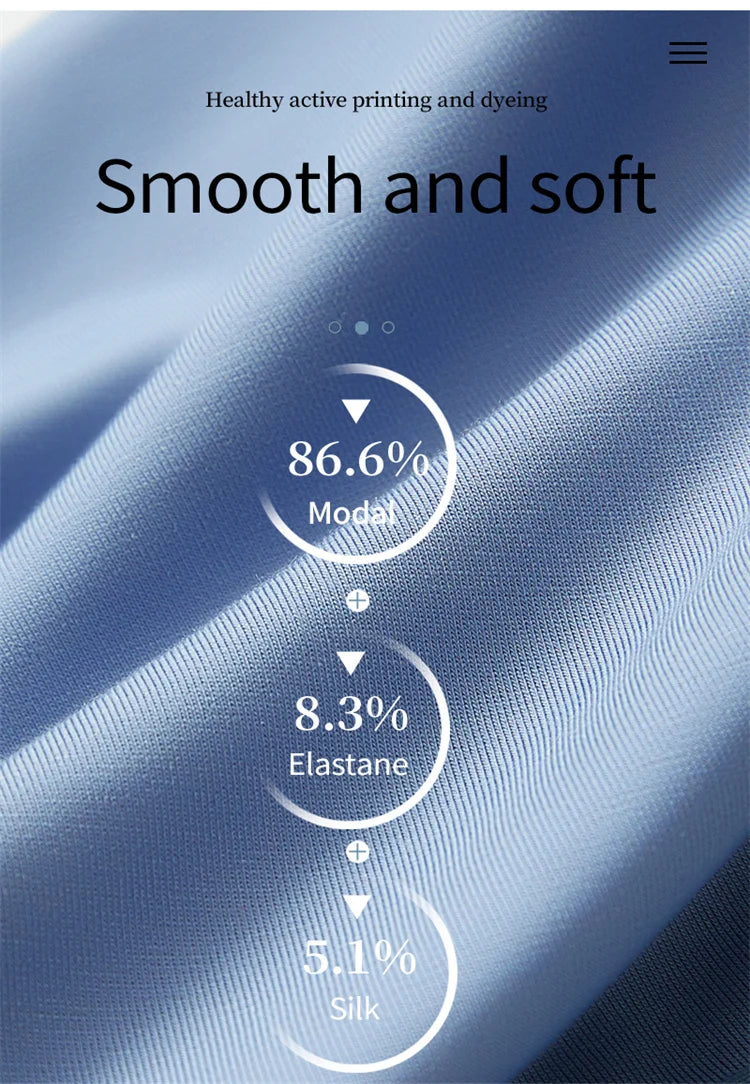 3-Pack Seamless Modal Silk Boxer Shorts – 80 Count