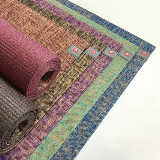 Natural Jute Yoga Mat 183 X 61 X 0.5cm Healthy And Environmentally Friendly Yoga Mat Wear-Resistant Non-Slip Fitness Mat