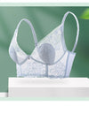 Women’s Lace Transparent Rabbit Ears Push-Up Bra – Soft, Thin, Wire-Free Bralette