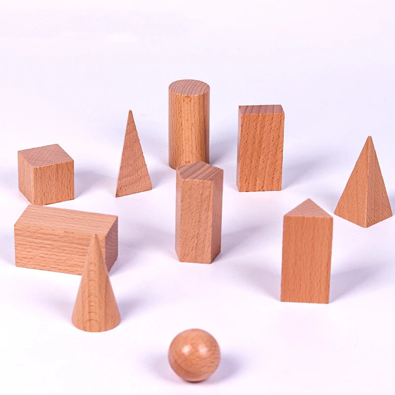 Wooden Geometric Shape Sensory Learning Toy