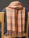 Autumn Winter Warm Cashmere Scarf Dot Pattern Long Tassels Women Thicken Wrap Shawl Lady muffler Wool Pashmina