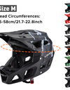 Full Face Mountain Bike Helmet Adult Racing Downhill MTB Helmet for Men/Women Adult Mountain Bike Helmet with Visor Over 31 Vent