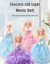 12 Inch/31 Cm Electric Universal Walking Doll With Music And Dance, Wedding Dress Princess