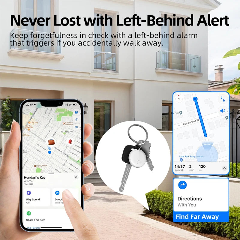 Smart Global Position Systm Tracker For Apple iOS System Find My APP Mini Bluetooth Anti Lose Reminder Device Key Finder Pet Bag Wallet
