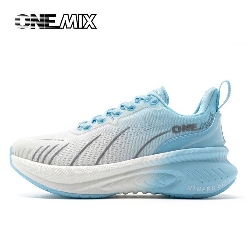 Cushioning Running Shoes For Men Suitable Heavy Runners Lace Up Sports Women Non-slip Outdoor Athletic Male Sneakers