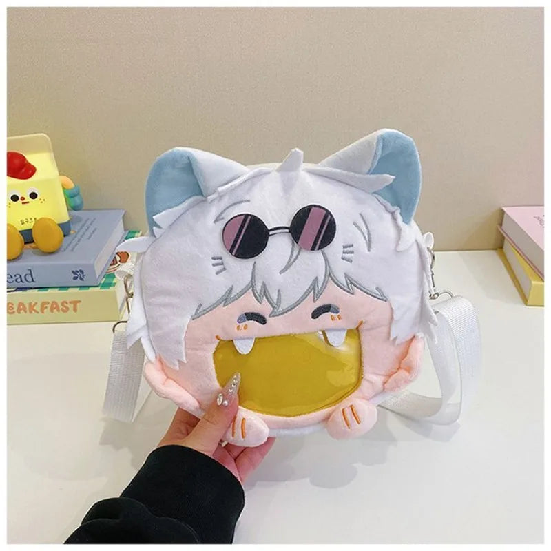 Anime Character Plush Itabag Backpack Soft Crossbody Bag