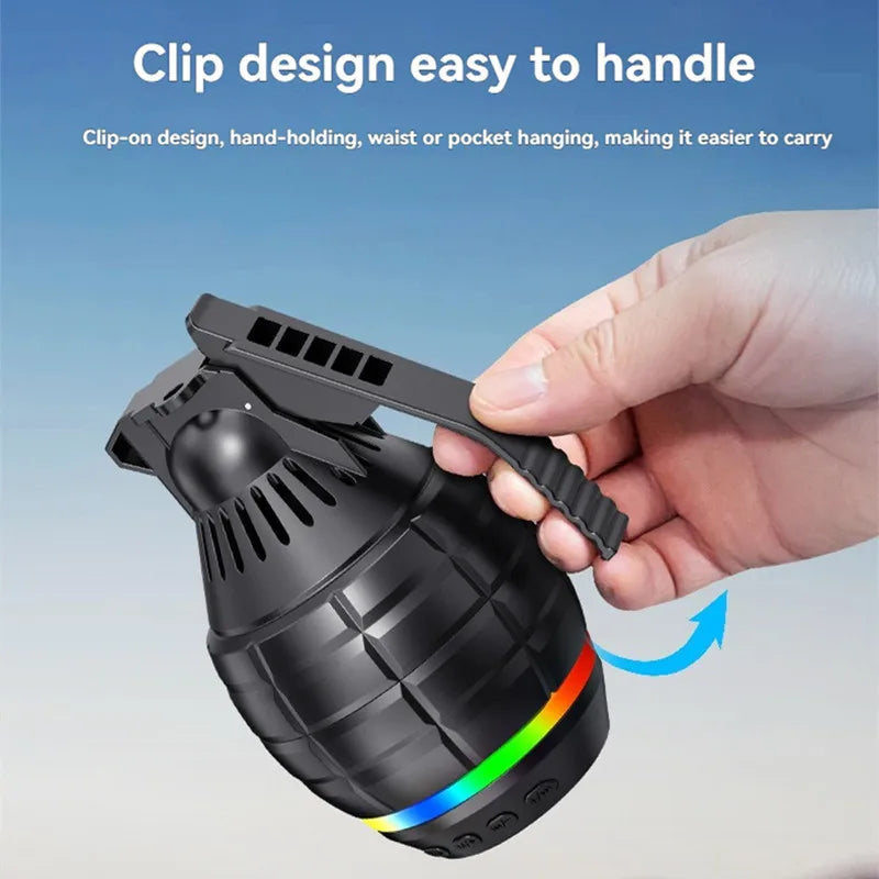 M26 Grenade Wireless Bluetooth Speaker Portable with FM Radio Bluetooth Speaker Outdoor Mountaineering subwoofer TWS/TF