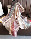 Women Summer Silk Scarves Shawl Lady Wrap Soft Female Echarpe Designer Beach Stole Bandana foulard muffler