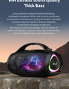 Portable Bluetooth Speaker, Wireless TWS Subwoofer, Waterproof Mobile, HIFI Quality, Big Power, 160W
