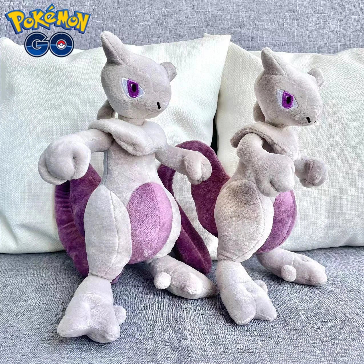 Mewtwo Plush Stuffed Animal Soft Sofa Pillow