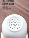 Travel Portable Porcelain Tea Set With Bag Chinese Ceramics Puer Teapot Portable Outdoor Flower Tea Strainer Drinking Set