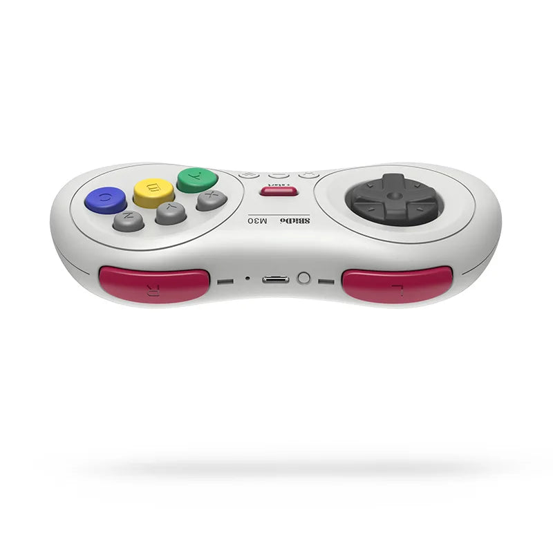 Bluetooth Retro Gaming Controller with Six Button Layout for Nintendo Switch PC and Android