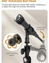Microphone Boom Arm Stand for Microphone Compact Camera Phone Clamp Max Load 1.5KG with 1/4'' 3/8'' 5/8'' Screw