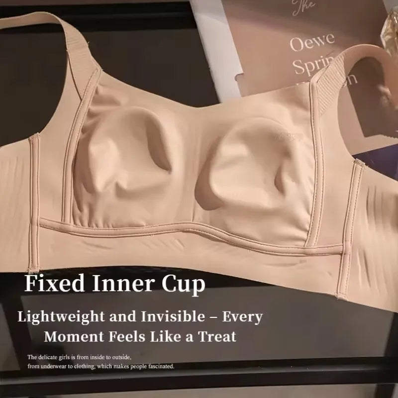 Womens Full Coverage Seamless Wireless Minimizer Bra