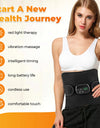 Multifunctional Red Light Massage Pad with Digital Display Controller LED Red Light Therapy Vibration Massage Relax Body