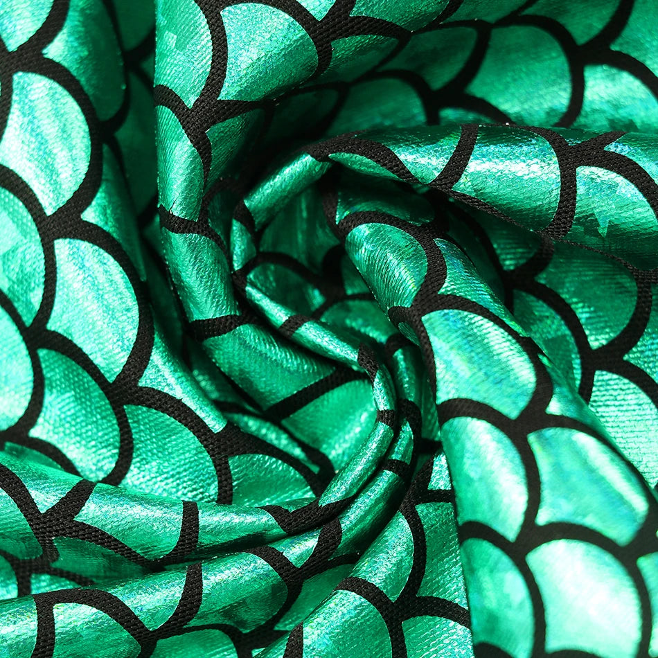 Fancy Princess Dress Ariel Little Mermaid Clothing Girls Party Vestidos Carnival  Cosplay Costume