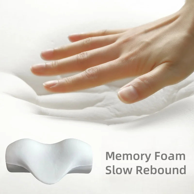 Ergonomic Neck Pillow Cervical Backarch Traction Pillows Memory Foam Sleeping Pillow Head Support Relieve Fatigue