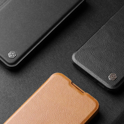 Luxury Flip QIN Pro P Leather Case For iPhone 16 Phone Case Shockproof Camera Flip Protection Case