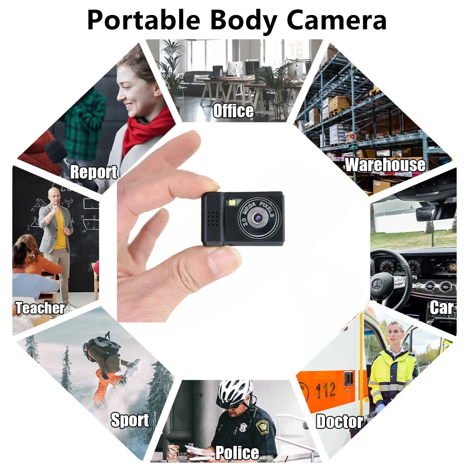 Retro Mini Camera With Screen CMOS Indoor Home Outdoor HD 1080p Sports Portable Very Small Mini Camera Video Recorder