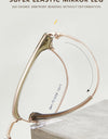 Ultra-light Comfortable Big Eyewear TR90 Pure Titanium Retro Square Optical Prescription Glasses Frame