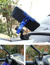 Metal Motorcycle Bike Phone Holder Aluminum Alloy Anti-slip Bracket GPS Clip Universal Bicycle Stand Support for All Smartphones