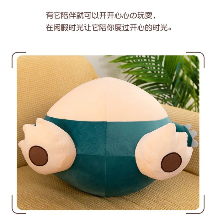 Hot 60cm Kawaii Snorlax Plush Toy Anime Pokemon Stuffed Doll Large Cute Baby Gift Kids Birthday Xmas Present Wholesale