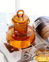 750ml Heat-Resistant High Borosilicate Glass Teapot With Tea Infuser Afternoon Tea Boiling Puer Flower Tea Pot Teaset Teaware