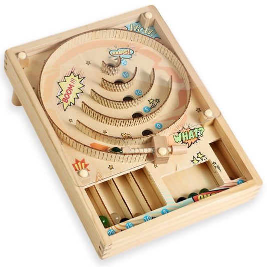 Wooden Pinball Table Game – Party & Brain Teaser Toy
