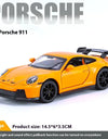 1:32 911 GT3 RS Alloy Diecast Racing Car Model Car Central Control Ornaments Auto Accessory Collect Present For Boys Toys