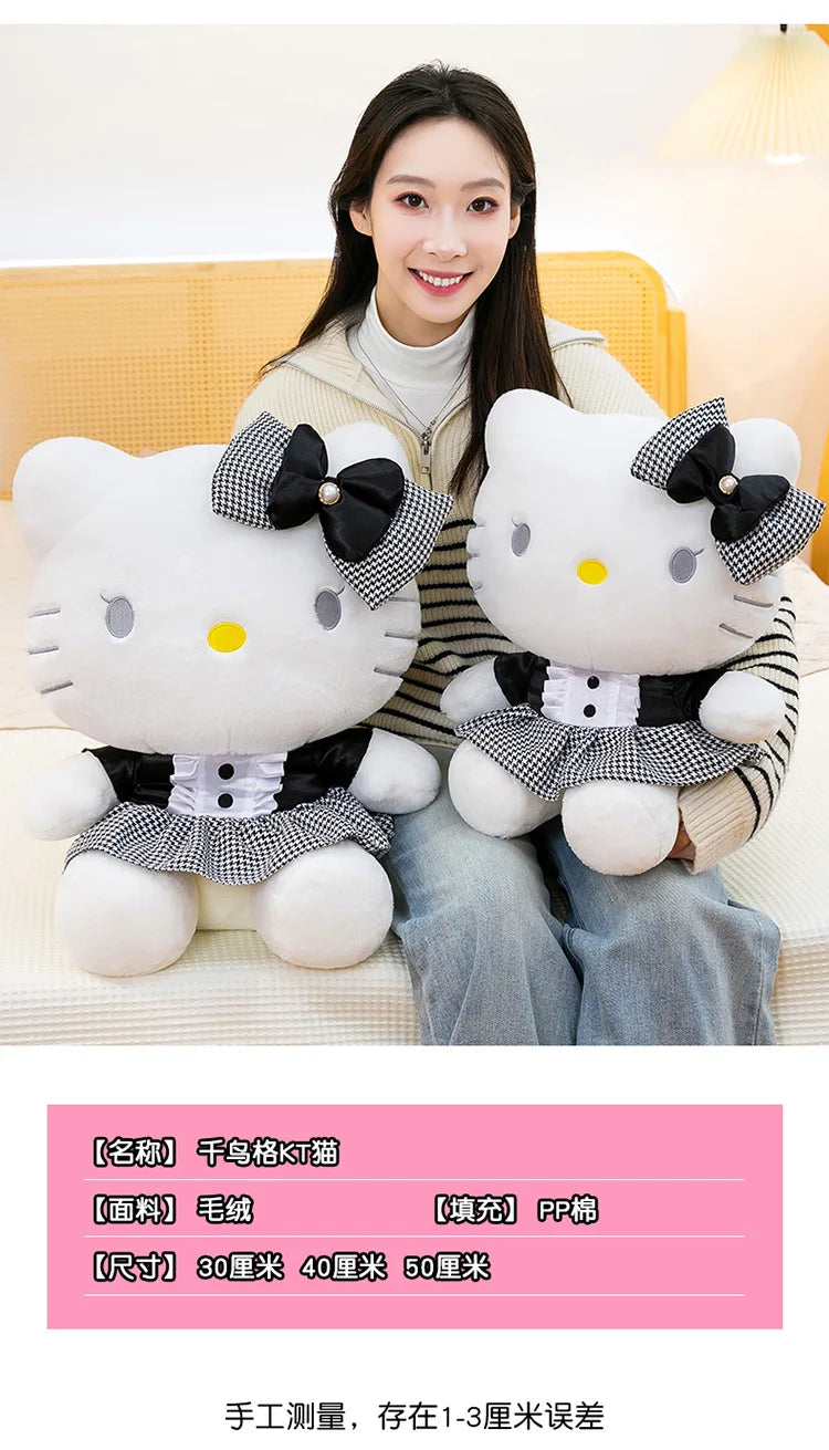 Black Cat Character Plush Stuffed Doll Pillow Toy