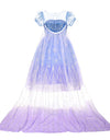 Frozen Elsa Role Playing Dress Light Up Kids Halloween Carnival Girls Birthday Elsa Princess Glowing Vestidos