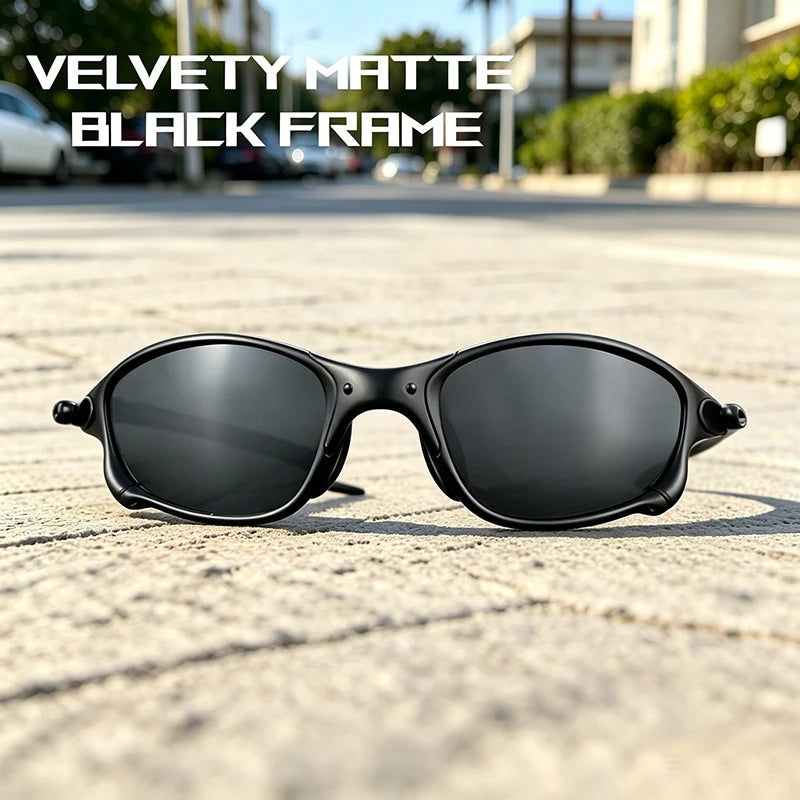 Polarized Metal Sport Cycling Sunglasses