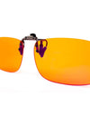 Clip 100% Blue Light Blocking glasses Red Lens ,Orange Lens Anti fatigue Detachable Lens Gaming Glasses Computer Eyeglasses
