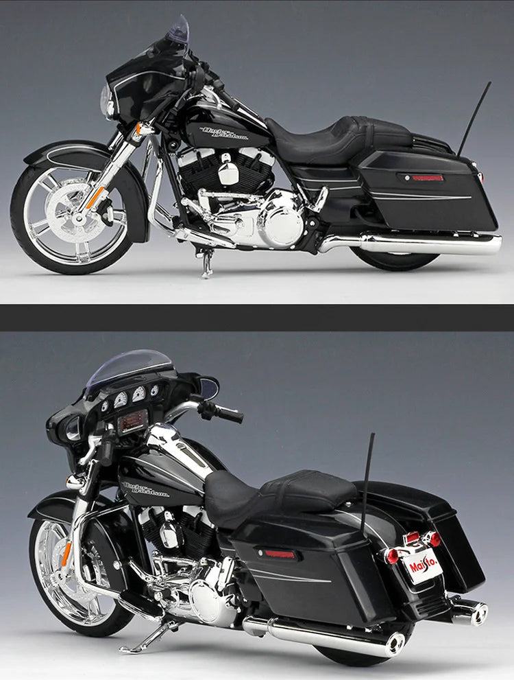 Diecast Harley Street Glide Special 2015 Motorcycle Model 1 to 12 Scale