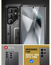 For Samsung Galaxy S25 Ultra Case UB Pro Full-Body Dual Layer Rugged Belt-Clip Phone Case with Built-in Screen Protector