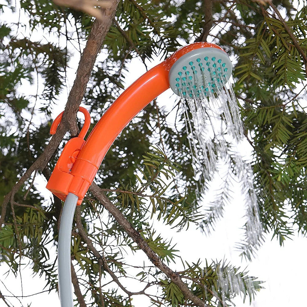 Rechargeable Portable Camping Shower Pump with Handheld Shower Head