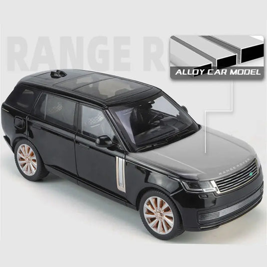 Large Size New 1/18 Land Range Rover SUV Alloy Car Model Diecast Metal Toy Off-road Vehicles Car Model Sound and Light Gift