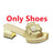 Gold Only Shoes
