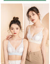 Women’s Lace Transparent Rabbit Ears Bra & Panties Set – Soft, Thin Push-Up Lingerie