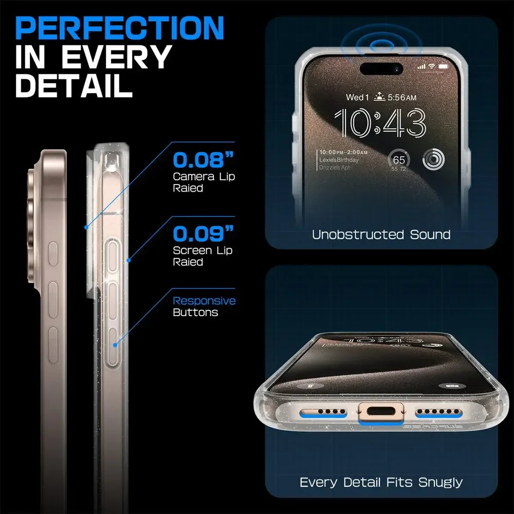 For iPhone 16 Pro Max Case with Camera Control Capture Button UB Mag Slim Shockproof  MagSafe Phone Case Cover