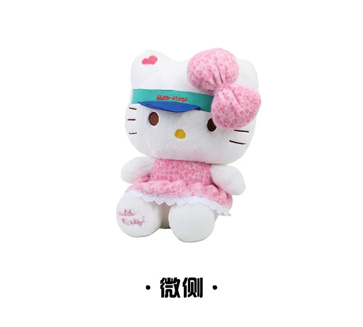 Sanrio 60cm Kawaii Print Hello Kitty Plush Toy Kt Cat Big Stuffed Doll Cartoon Cute Baby Kids Birthday Gift Room Decor