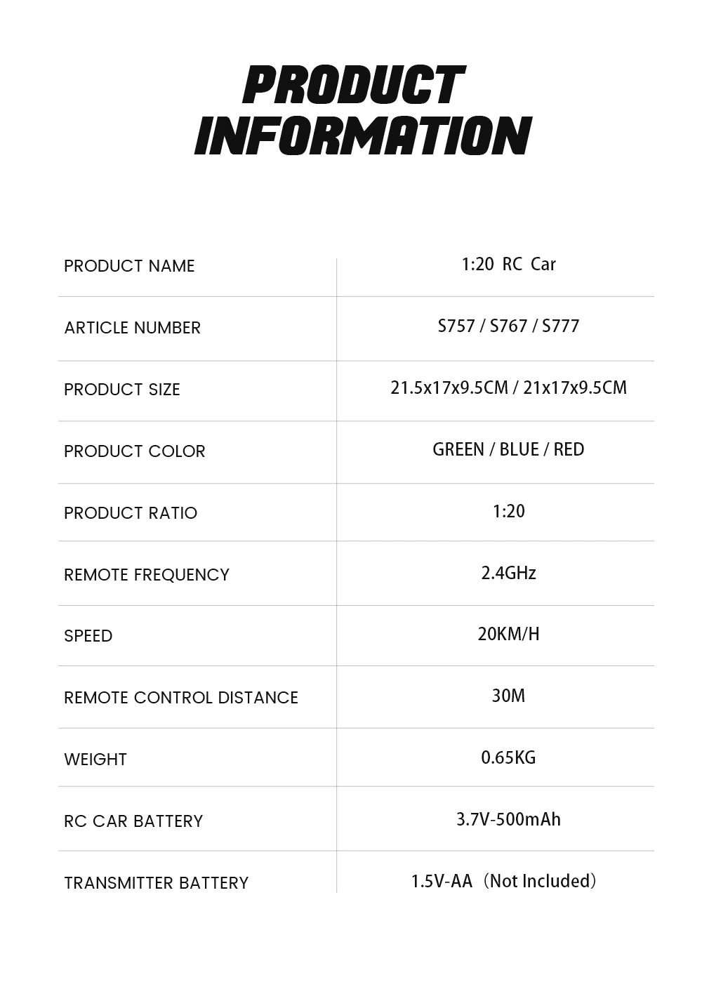 Off Road RC Car 2.4G Radio Remote Control Cars RTR High Speed Climbing Drift Remote Control Monster Truck Toys for