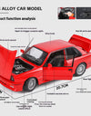 1:24 M3 E30 IM Alloy Miniature Car Diecast Metal Model Collection Hobbies Birthday Present With Friend Decoration Classic Car GT