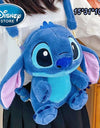 Disney Plush Backpack Ins Japanese Blue Stitch Funny Cartoon Large-Capacity Student Backpack Kindergarten Bag