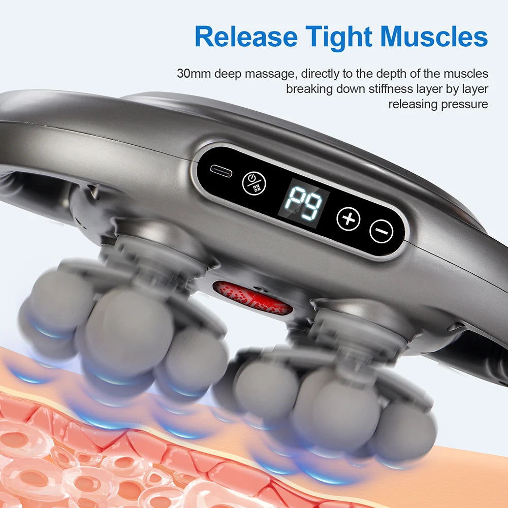 22-Head Fascia  High-Frequency Vibration Body Massage  Back and Waist Massager Neck Shoulder Massager Muscle masajeador