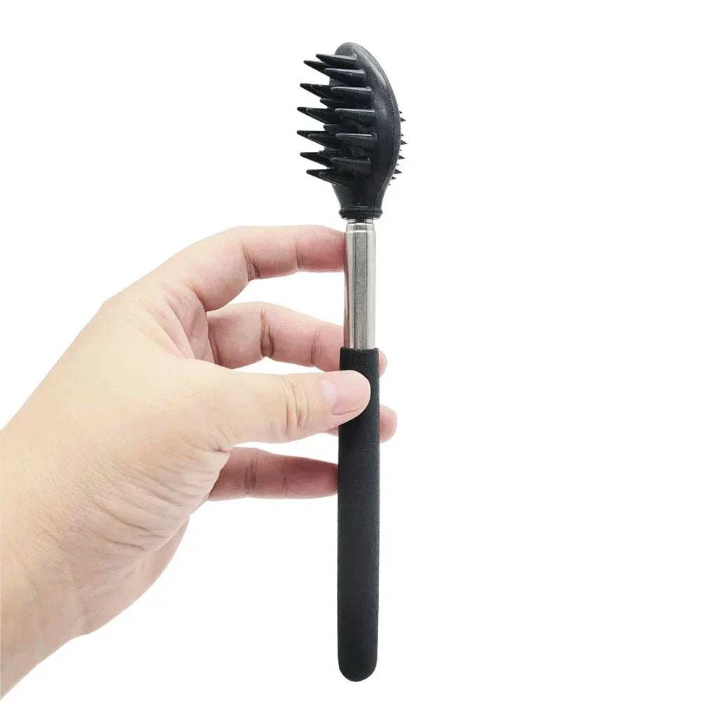 Back Scratcher Telescopic Silicone Backscratcher Massager Kit Back Scraper Extendable Telescoping Itch Health Massage Tools