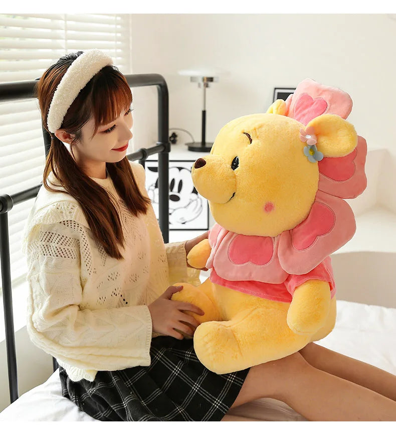 Sunflower Fairy Strawberry Bear Plush Stuffed Doll Toy