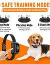 Automatic Anti Barking Dog Collar Rechargeable Electric Dogs Training Collar Dog Stop Barking Vibration Waterproof Collar